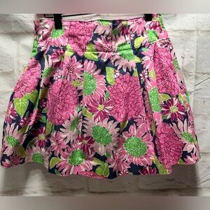 Vintage Lily Pulitzer pink floral‎ skorts size 10